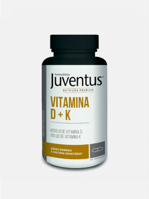 Juventus Premium Vitamina D+K - 60 Cápsulas